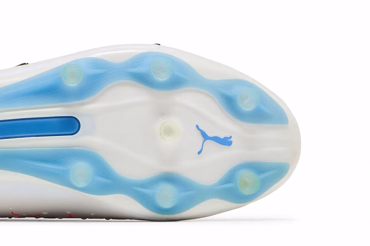 Puma King Ultimate FG AG White Blue Glimmer, view 6