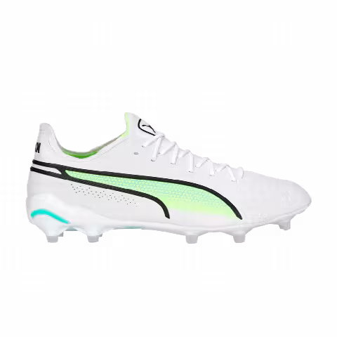 Puma King Ultimate FG AG 'White Electric Peppermint'
