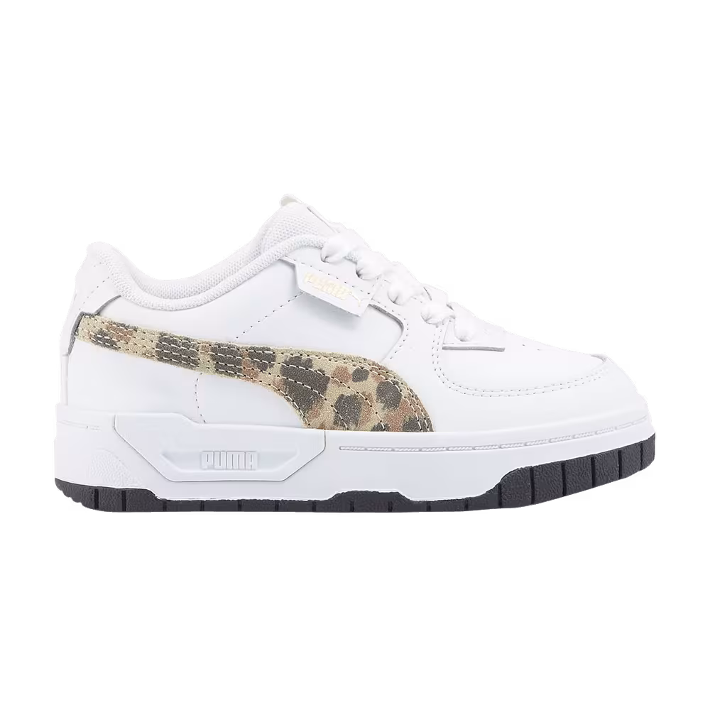 Puma Cali Dream Little Kid Animal Print - White Granola