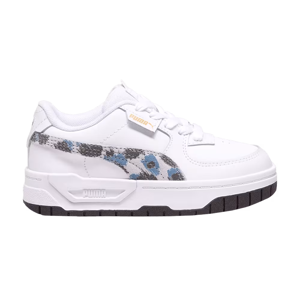 Puma Cali Dream Little Kid Animal Print - White Racing Blue