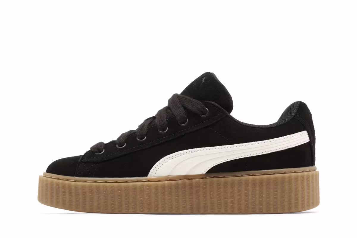 Fenty x Puma Women's Creeper Phatty Black Warm White, view 4