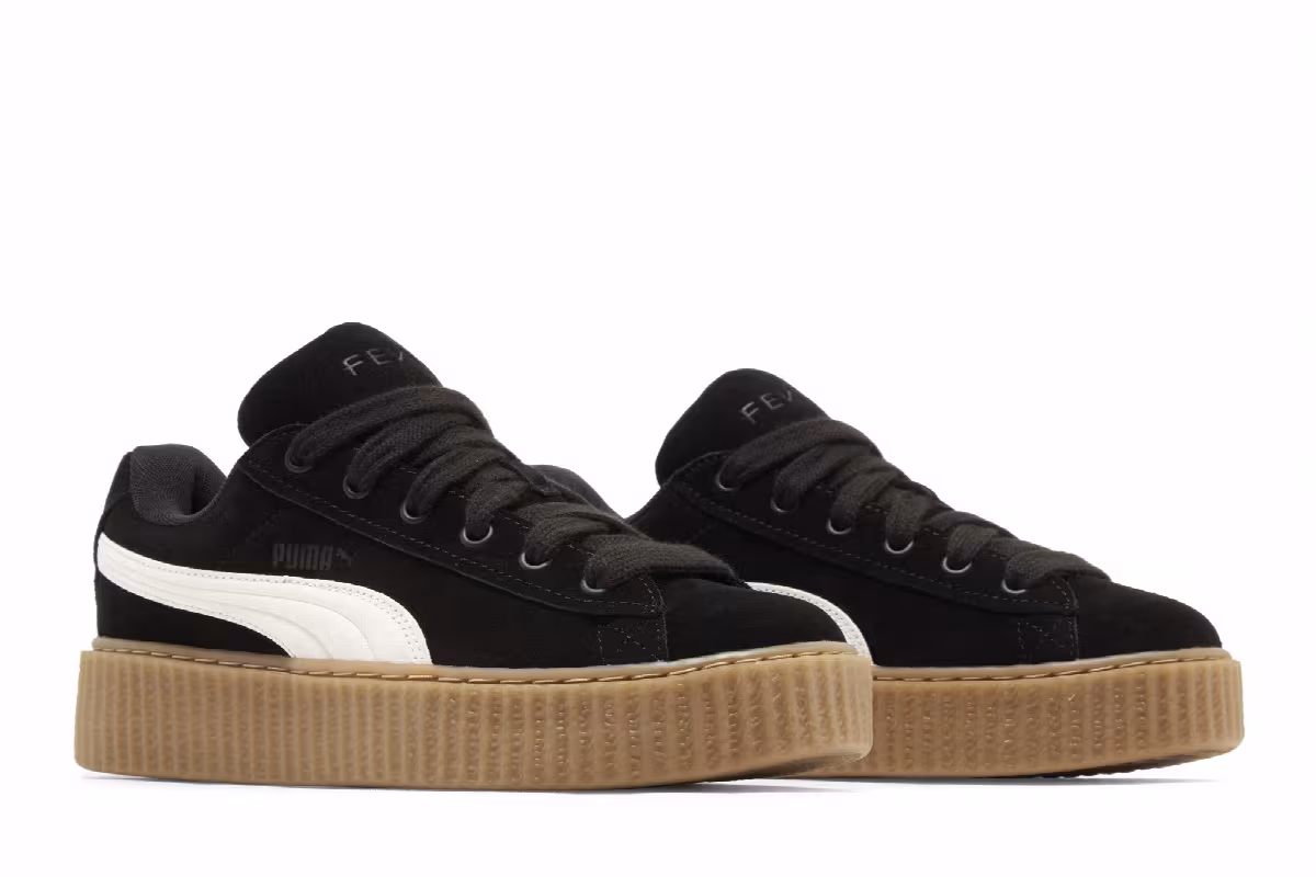 Fenty x Puma Women's Creeper Phatty Black Warm White, view 9