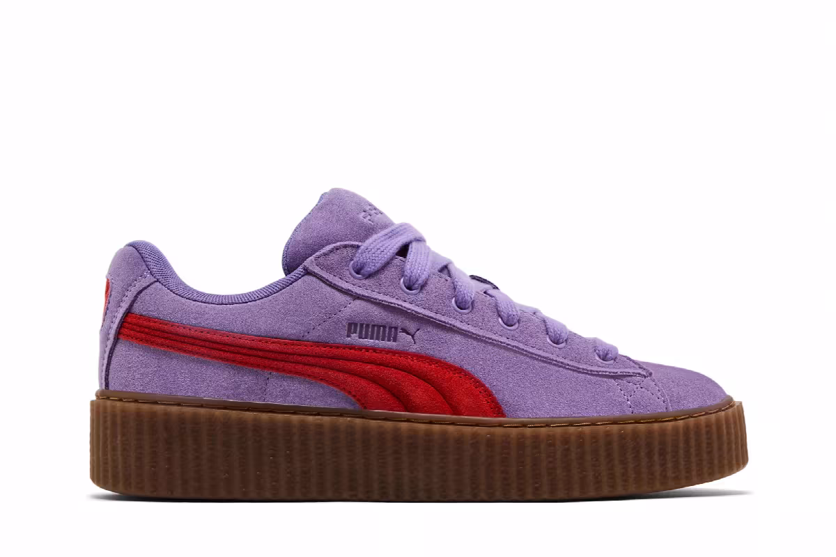 Fenty x Puma Creeper Phatty Lavender Burnt Red, view 2