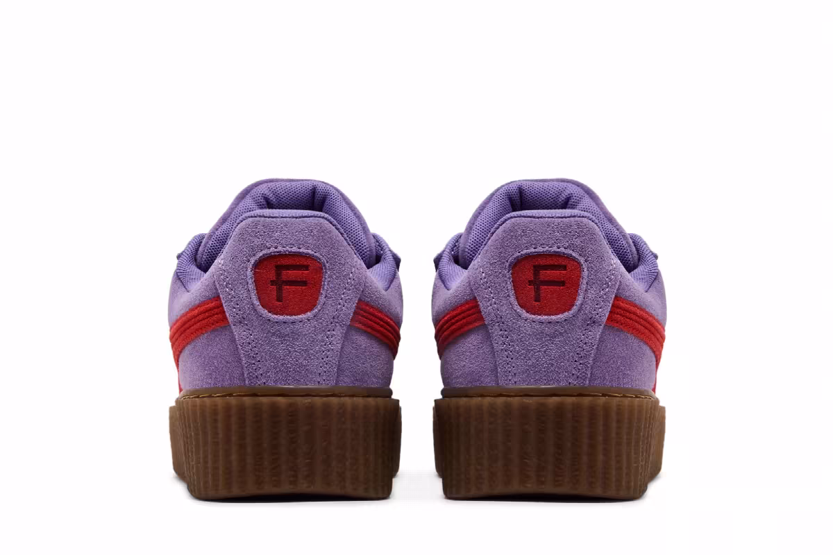 Fenty x Puma Creeper Phatty Lavender Burnt Red, view 7
