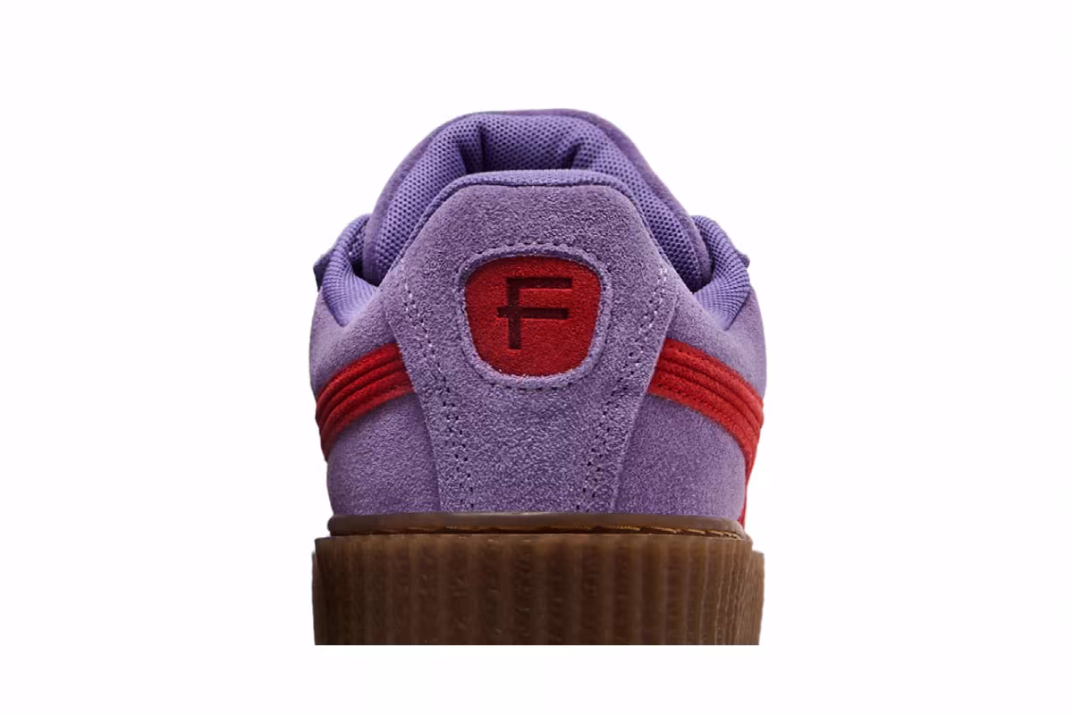 Fenty x Puma Creeper Phatty Lavender Burnt Red, view 8