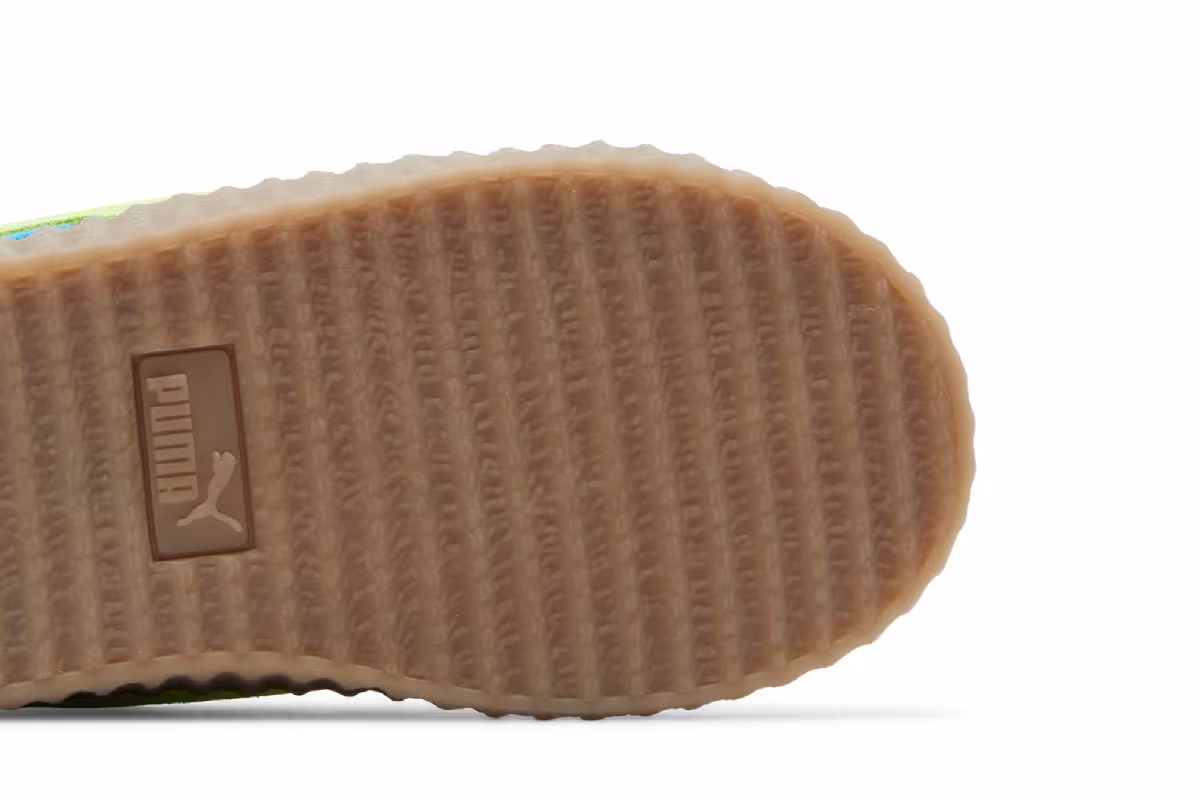Fenty x Puma Creeper Phatty Toddler Speed Blue Lime, view 6