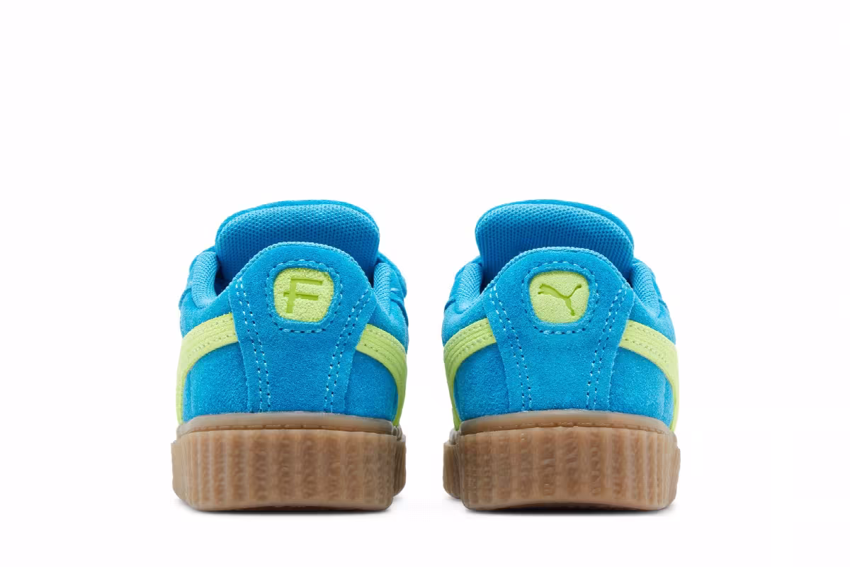 Fenty x Puma Creeper Phatty Toddler Speed Blue Lime, view 7