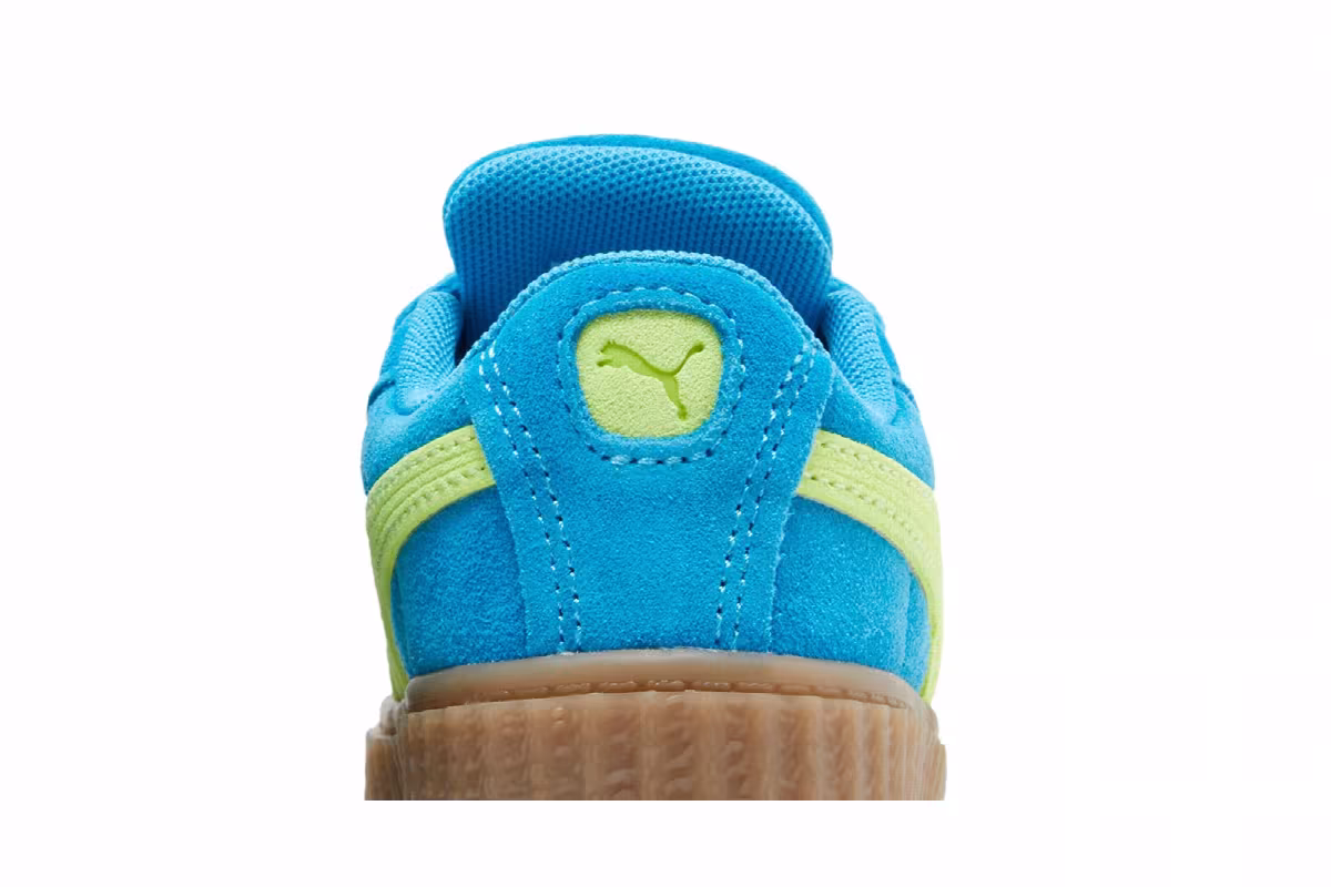 Fenty x Puma Creeper Phatty Toddler Speed Blue Lime, view 8