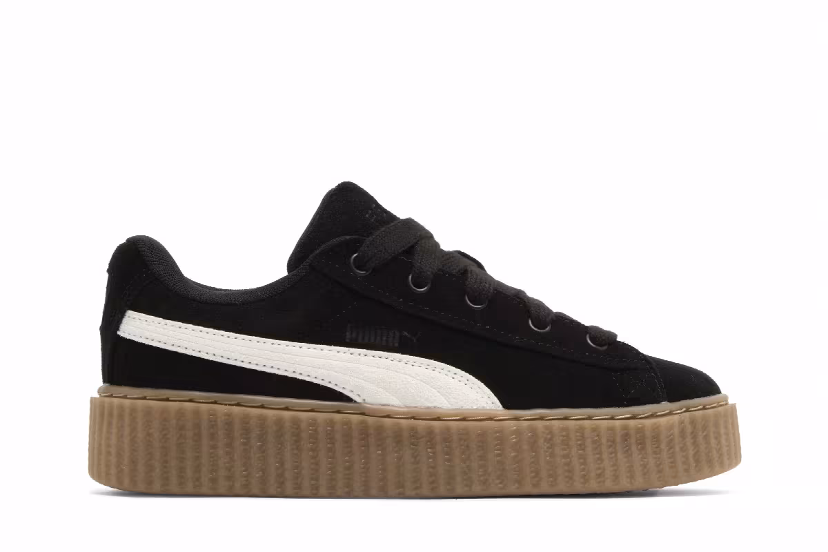 Fenty x Puma Creeper Phatty Big Kid Black Warm White, view 2