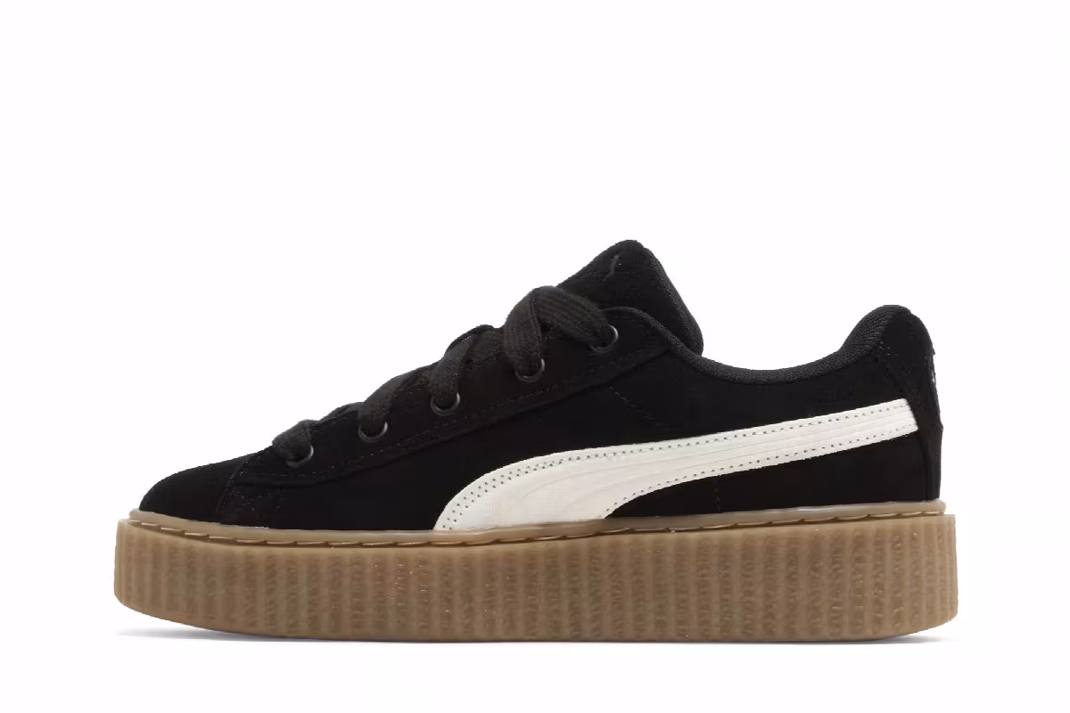 Fenty x Puma Creeper Phatty Big Kid Black Warm White, view 4