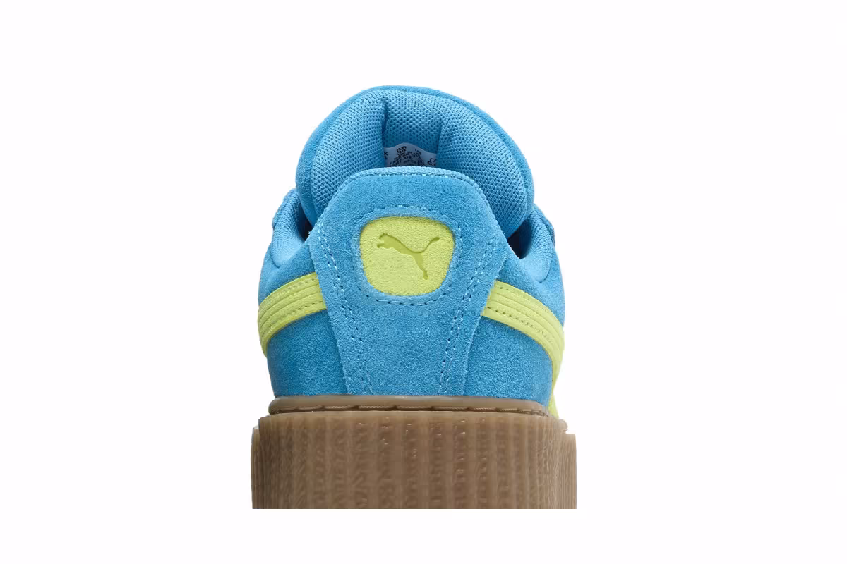 Fenty x Puma Creeper Phatty Big Kid Speed Blue Lime, view 8