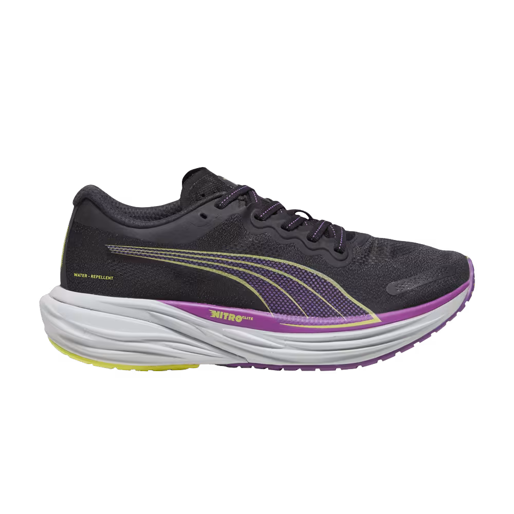 Puma Women's Deviate Nitro 2 Black Purple Pop