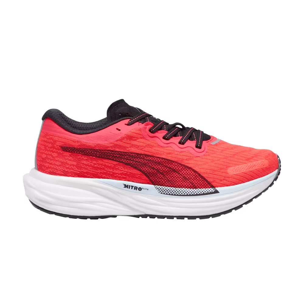 Puma Women's Deviate Nitro 2 Fire Orchid Black