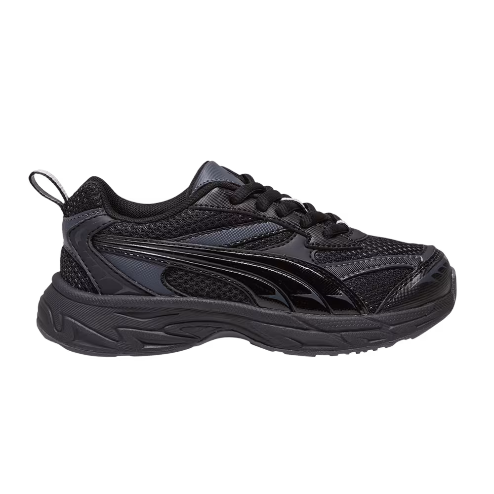 Puma Morphic Base Little Kid Black Strong Grey