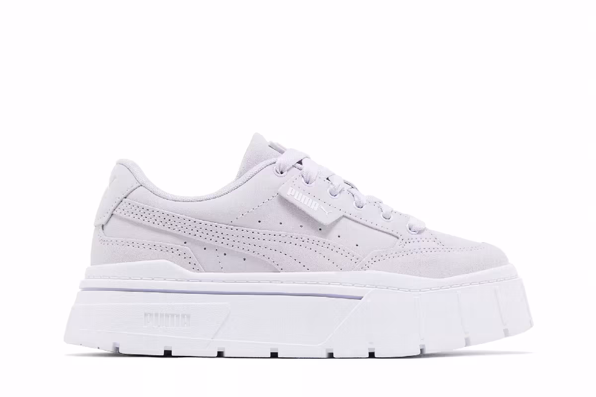 Puma Women's Mayze Stack Suede Spring Lavender, view 2