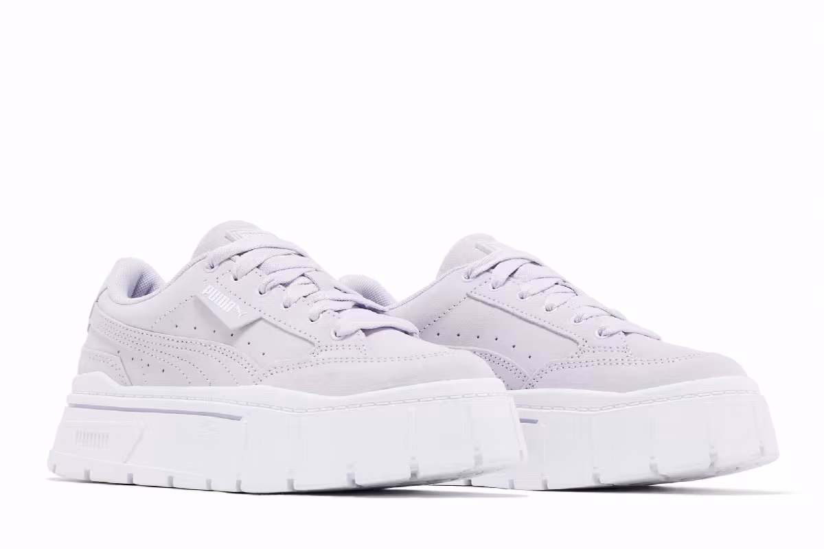 Puma Women's Mayze Stack Suede Spring Lavender, view 9