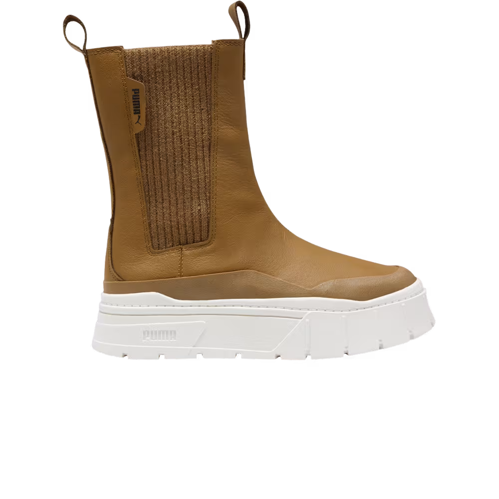 Puma Women's Mayze Stack Chelsea Winter Boot Chocolate Chip