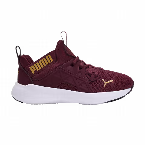 Puma Soft Enzo NXT Little Kid 'Aubergine Team Gold'