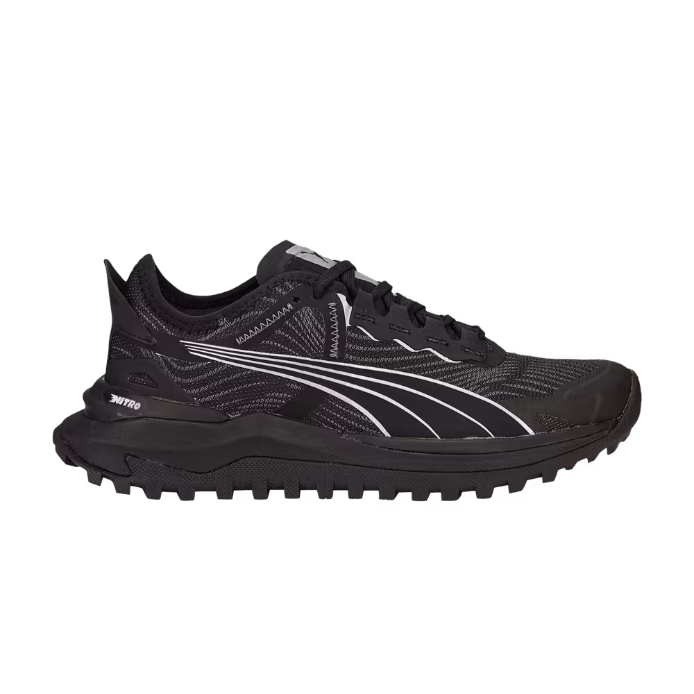 Puma Women's Voyage Nitro 2 Black Metallic Silver