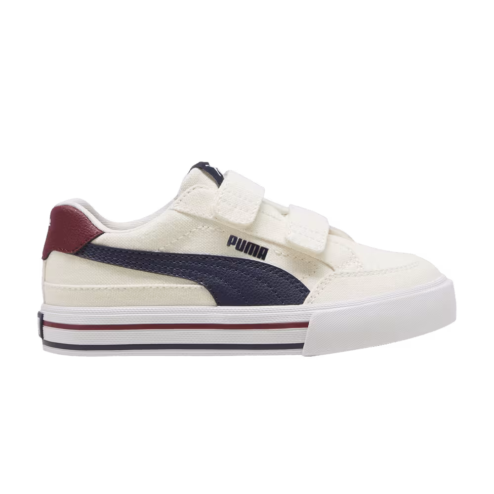 Puma Court Classic Vulc FS V Little Kid Warm White Sugared Almond