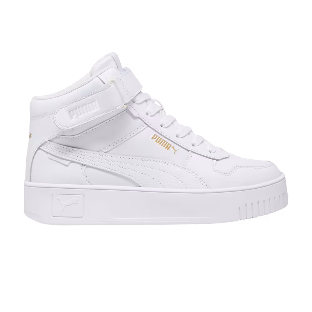 Puma Women's Carina Street Mid White Gold