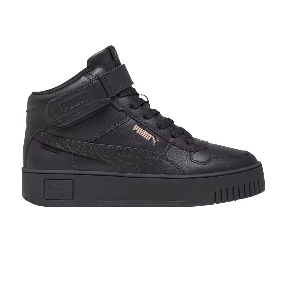 Puma Women's Carina Street Mid Black Rose Gold