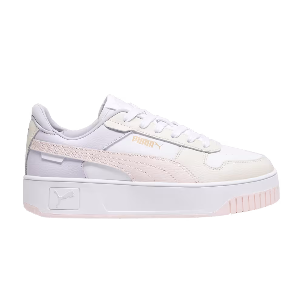 Puma Women's Carina Street White Pink Alpine Snow