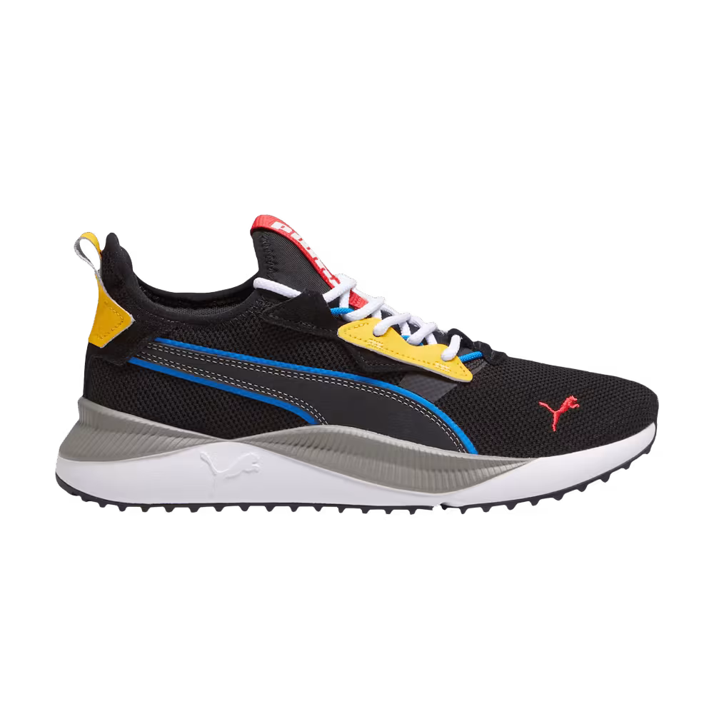 Puma Women's Pacer Future Street WIP Black Yellow Sizzle