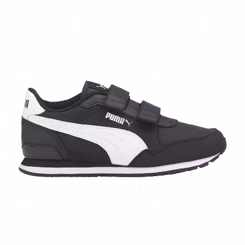 Puma ST Runner v3 Nylon Little Kid 'Black White'
