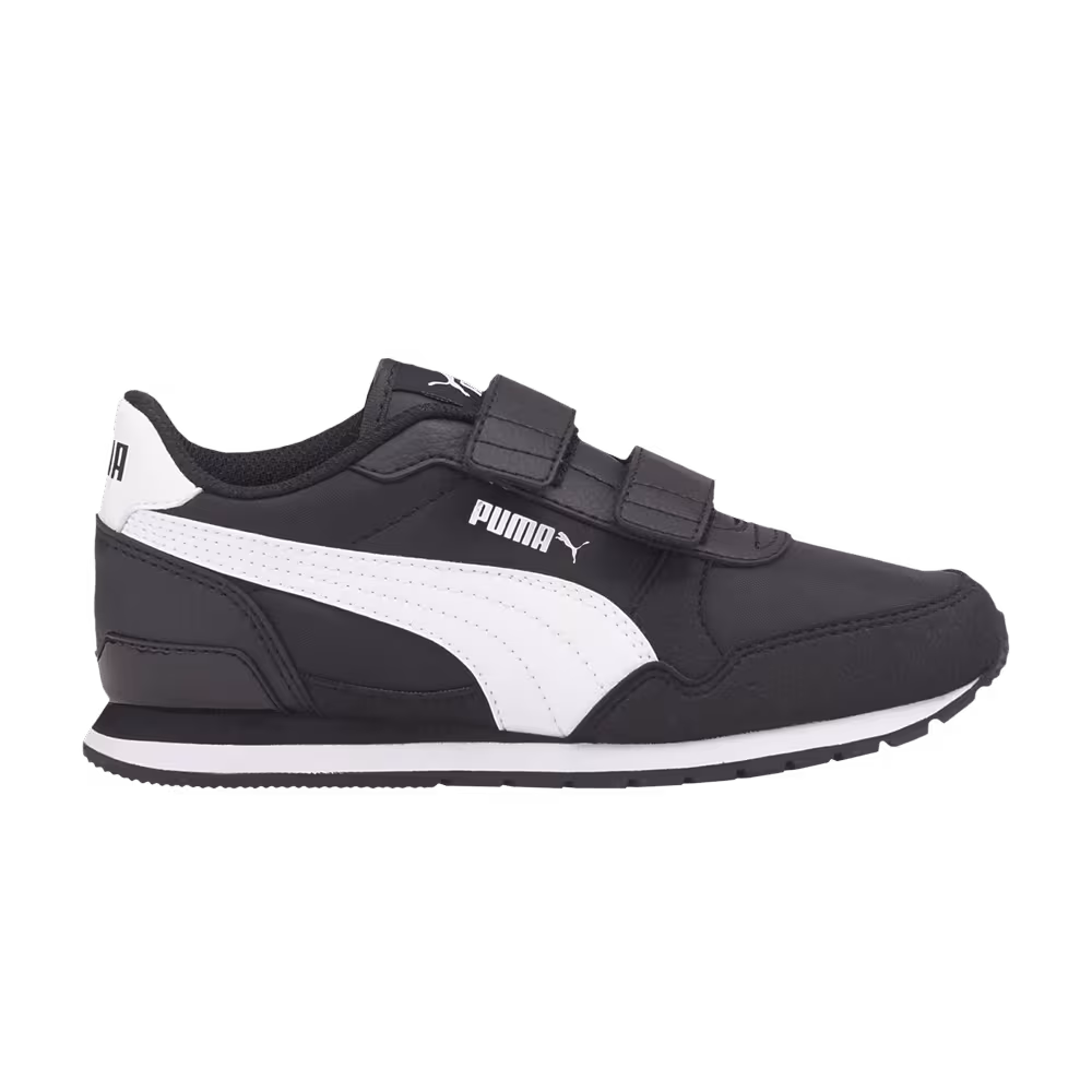 Puma ST Runner v3 Nylon Little Kid Black White