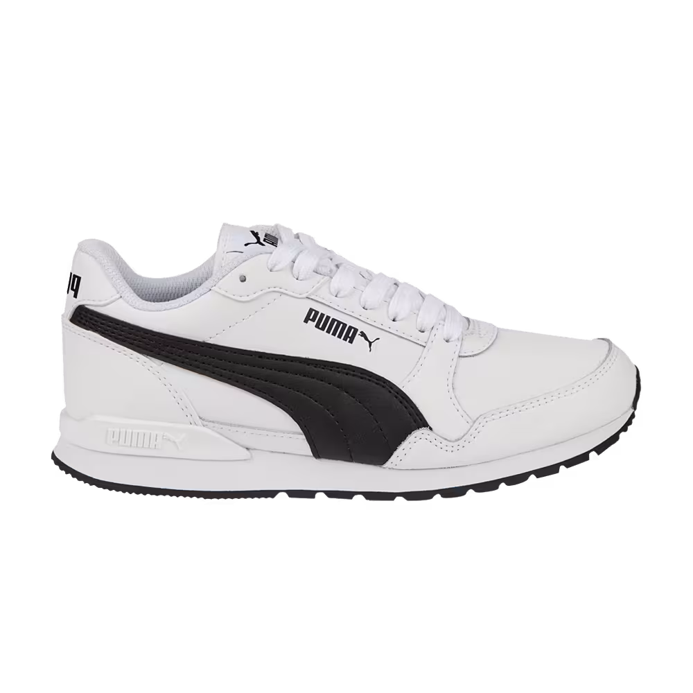 Puma ST Runner v3 Leather Big Kid White Black