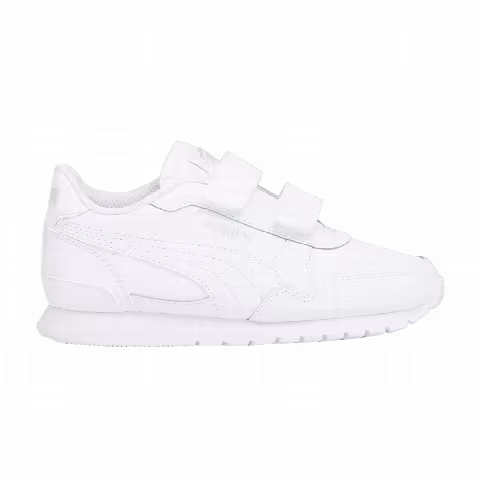Puma ST Runner v3 Leather Little Kid 'Triple White'
