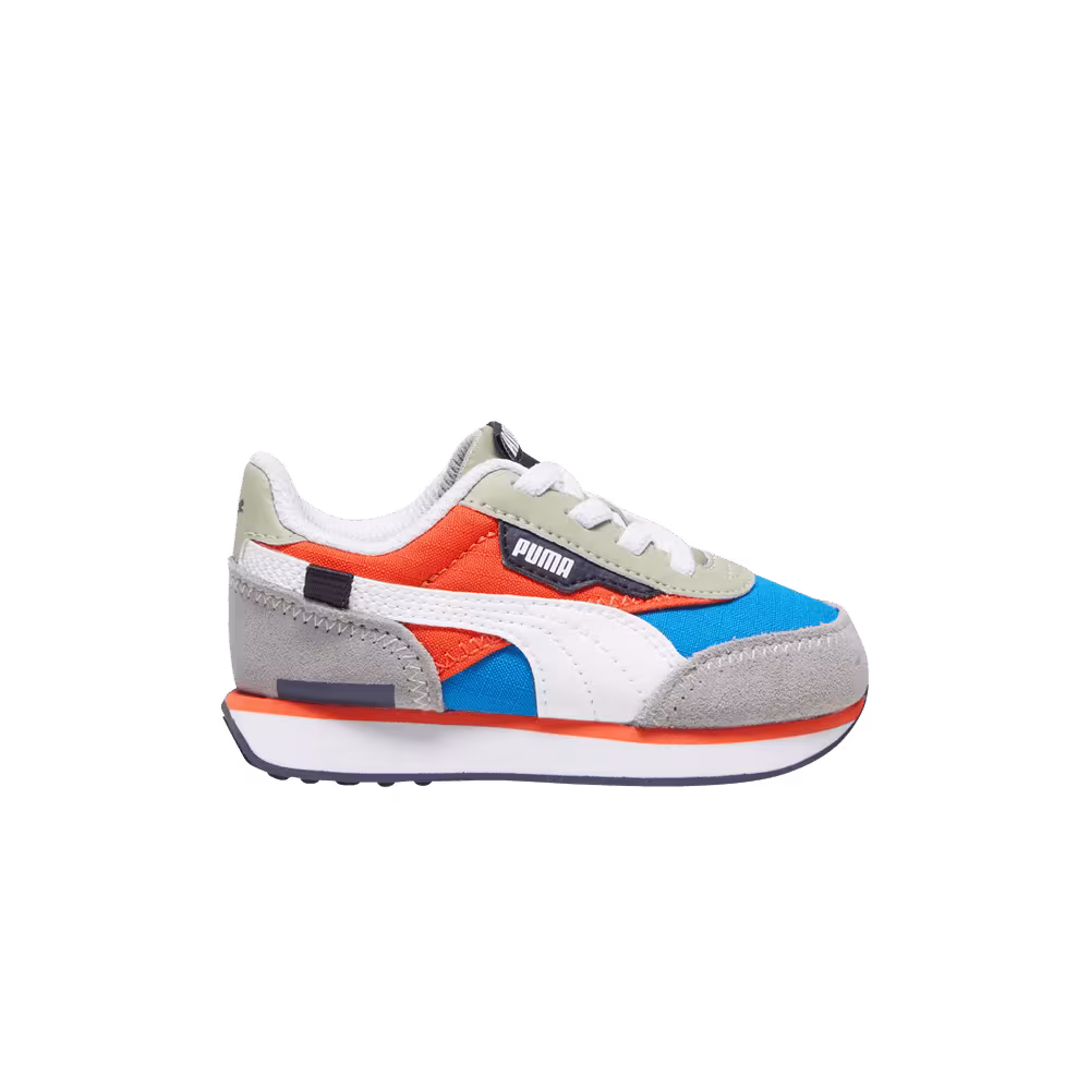 Puma Future Rider Play On Toddler Racing Blue Hot Heat