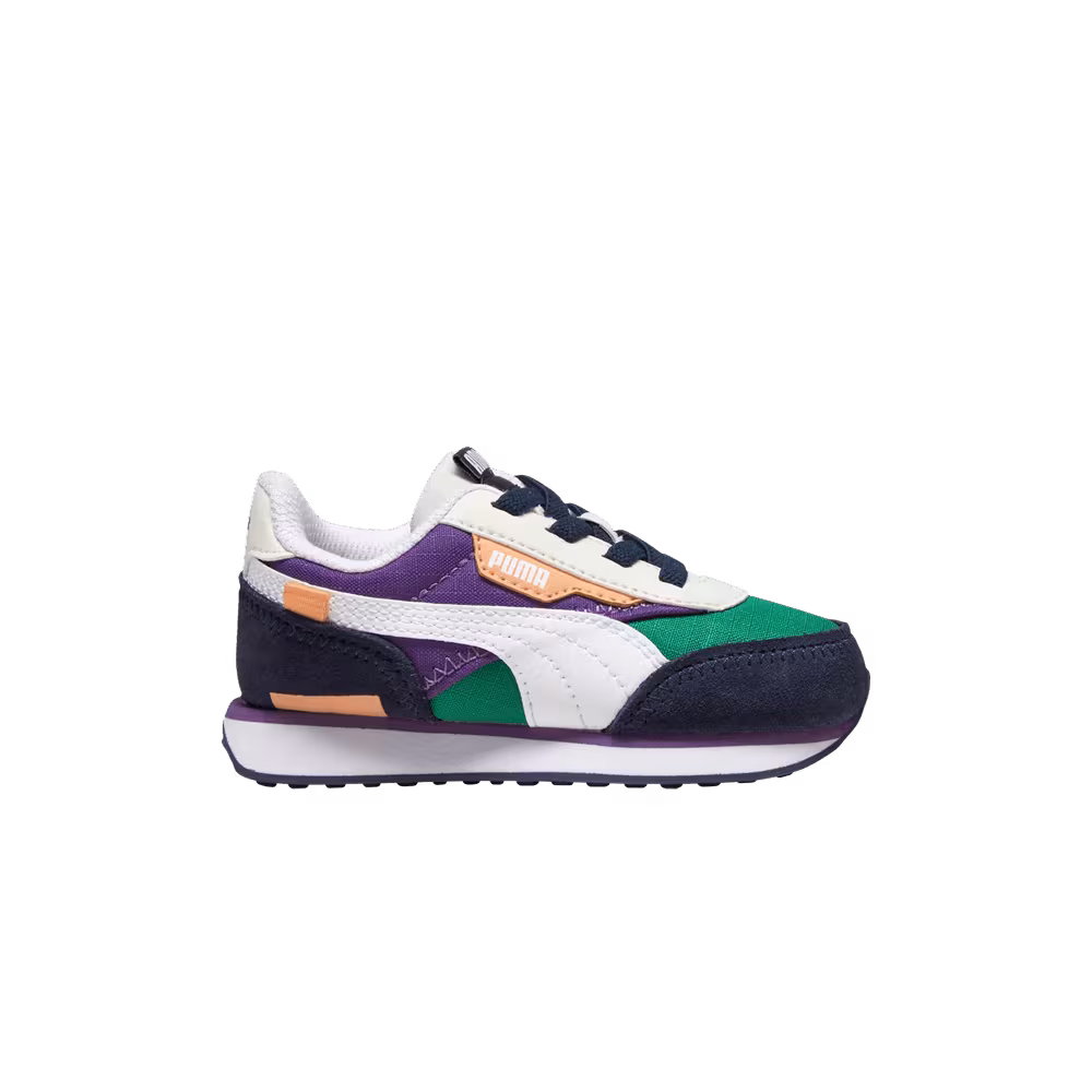 Puma Future Rider Play On Toddler Archive Green Purple Pop