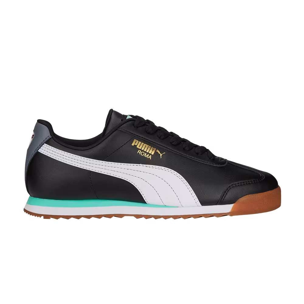 Puma Roma Basic Plus Black White Mint