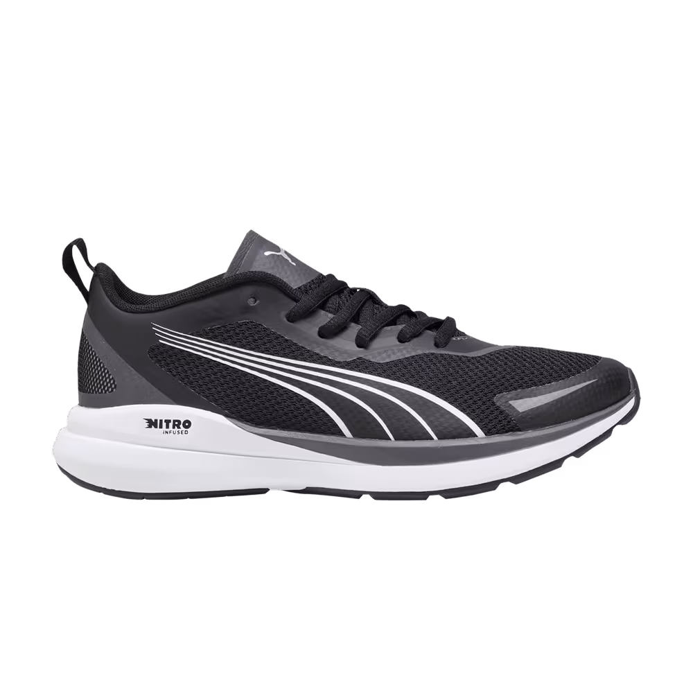 Puma Kruz Nitro Big Kid Black Silver
