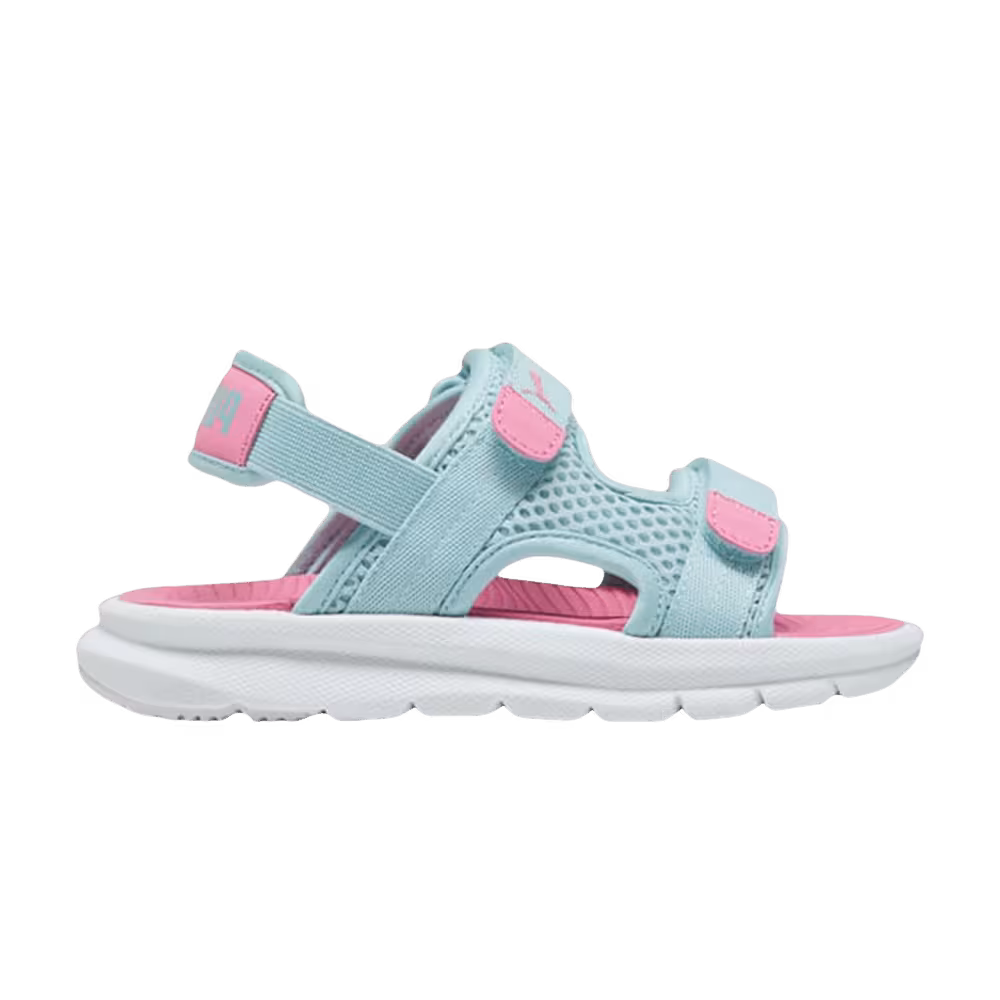 Puma Evolve Sandal Little Kid Turquoise Surf Fast Pink