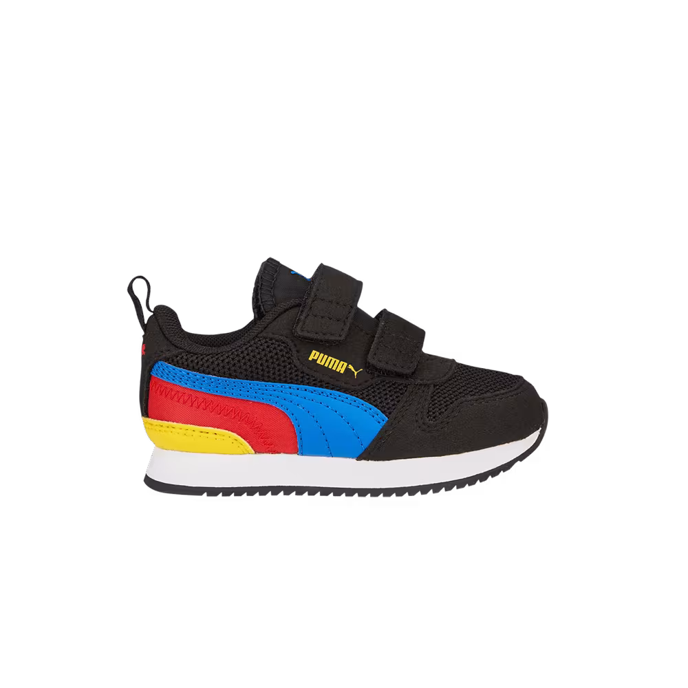 Puma R78 Infant Black Blue Yellow