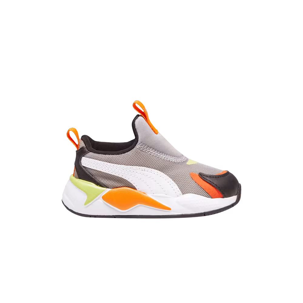 Puma RS-X3 Slip-On Toddler Grey Rickie Orange