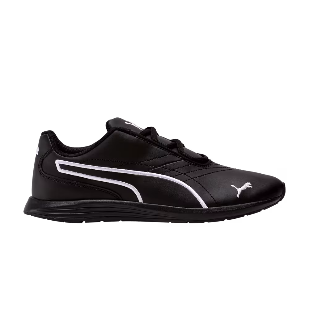 Puma Women's Ella Lace-Up Black White