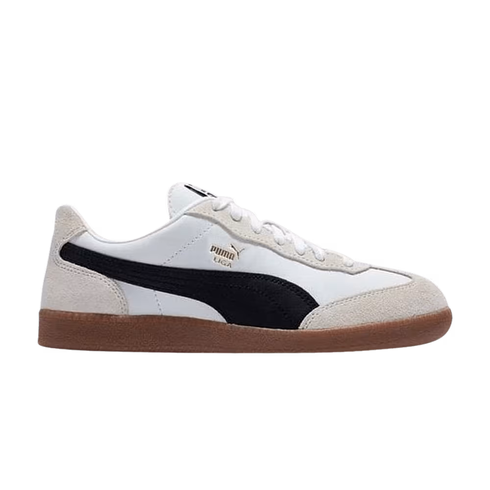 Puma Liga Leather SD White Black Gum