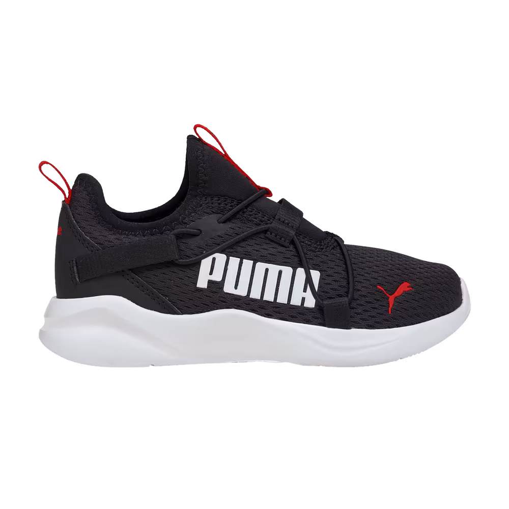 Puma SoftRide Rift Pop Little Kid Black High Risk Red