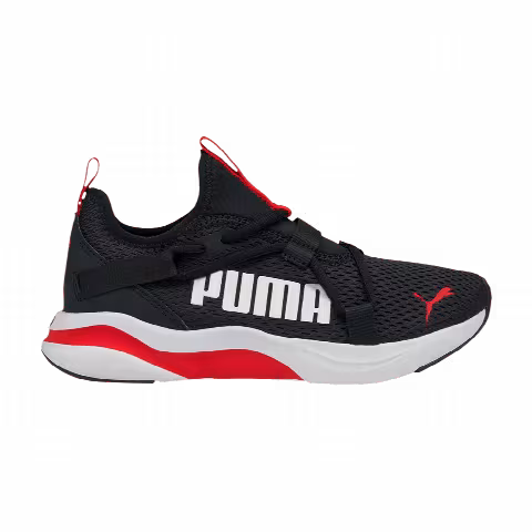 Puma SoftRide Rift Pop Big Kid 'Black High Risk Red'