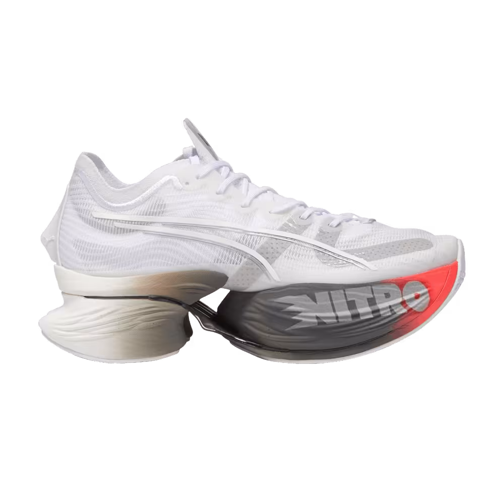 Puma Fastroid Nitro White Silver Cherry Tomato