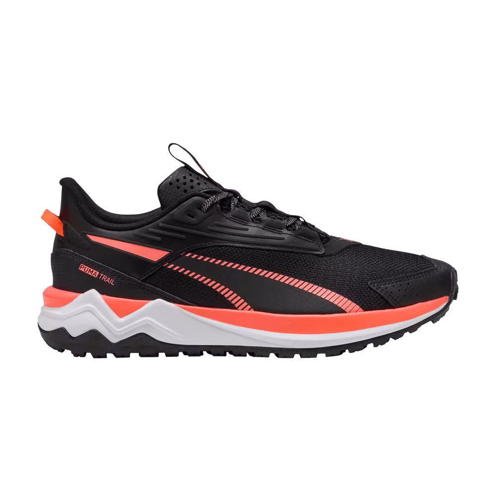 Puma Extend Lite Trail Black Glowing Red