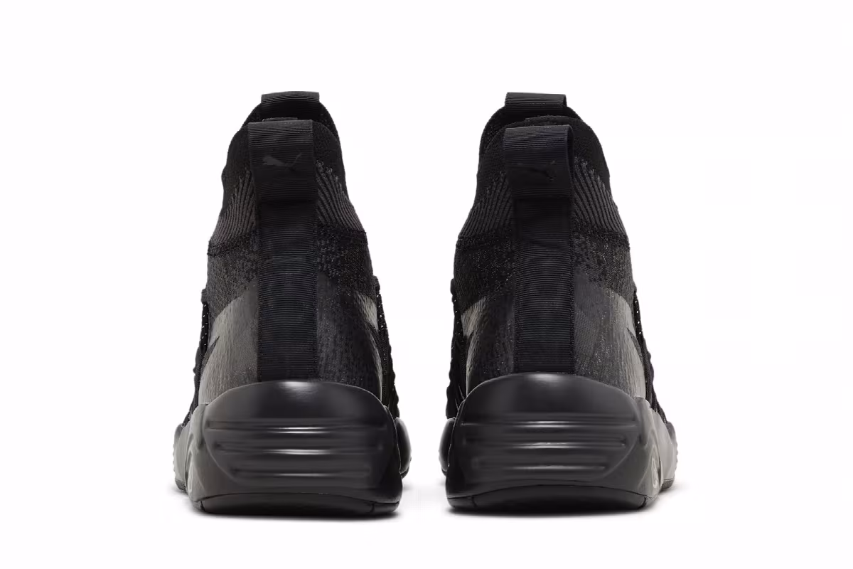 NEMEN x Puma Blaze of Glory Knit Mid Phantom Black, view 7