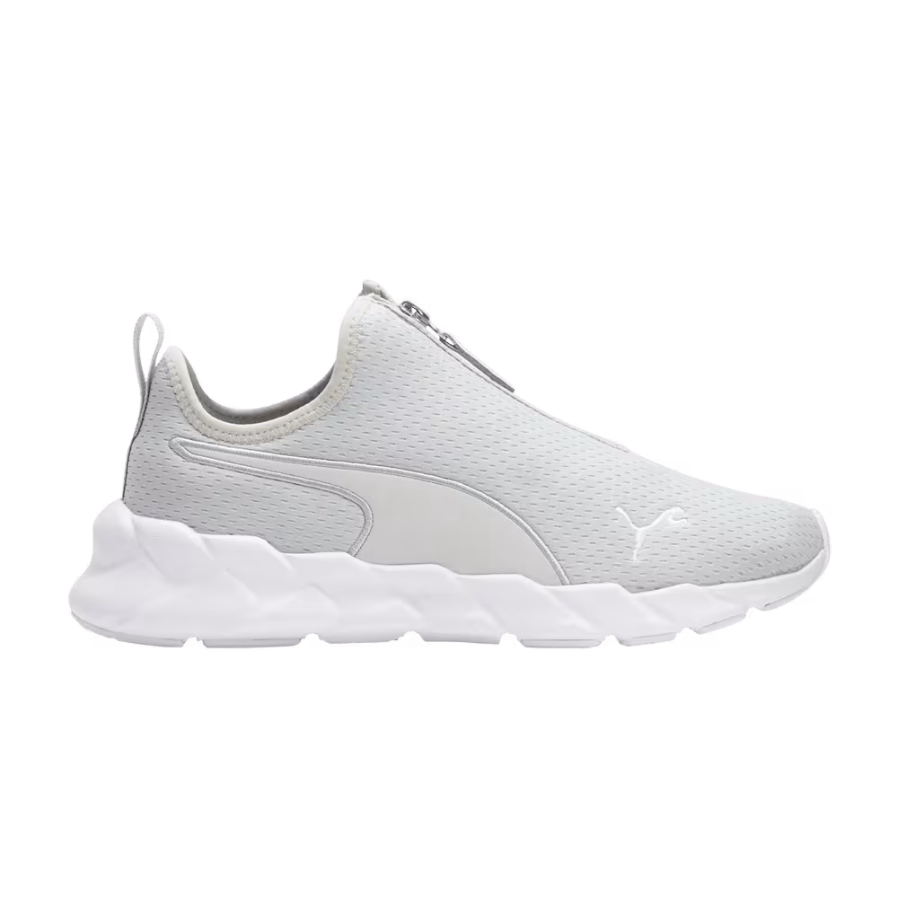 Puma Women's Weave Zip Grey Violet Silver