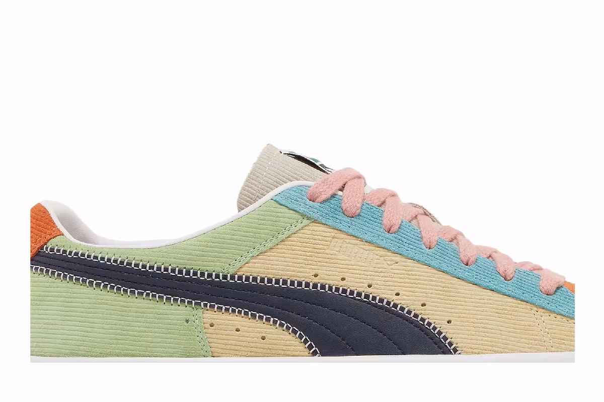 Puma Suede Vintage Blocked - Anise Flower, view 3