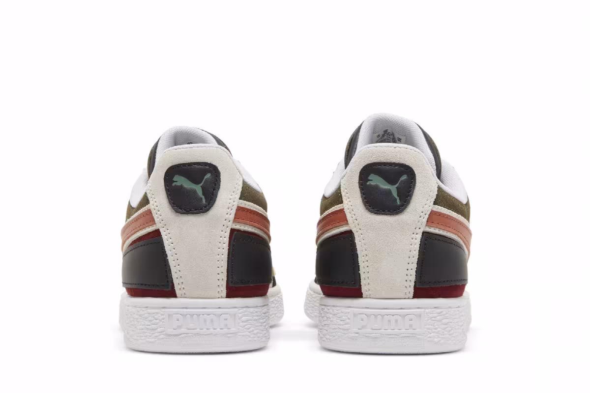 Puma Suede Layers - Deep Olive Warm Chestnut, view 7