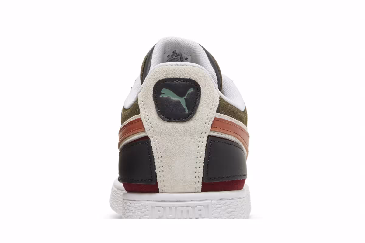 Puma Suede Layers - Deep Olive Warm Chestnut, view 8